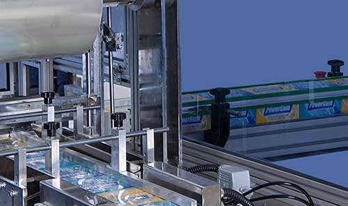 ALM-2062 INVERSE MOBILE JAW PE SYSTEM HORIZONTAL PACKAGING MACHINE